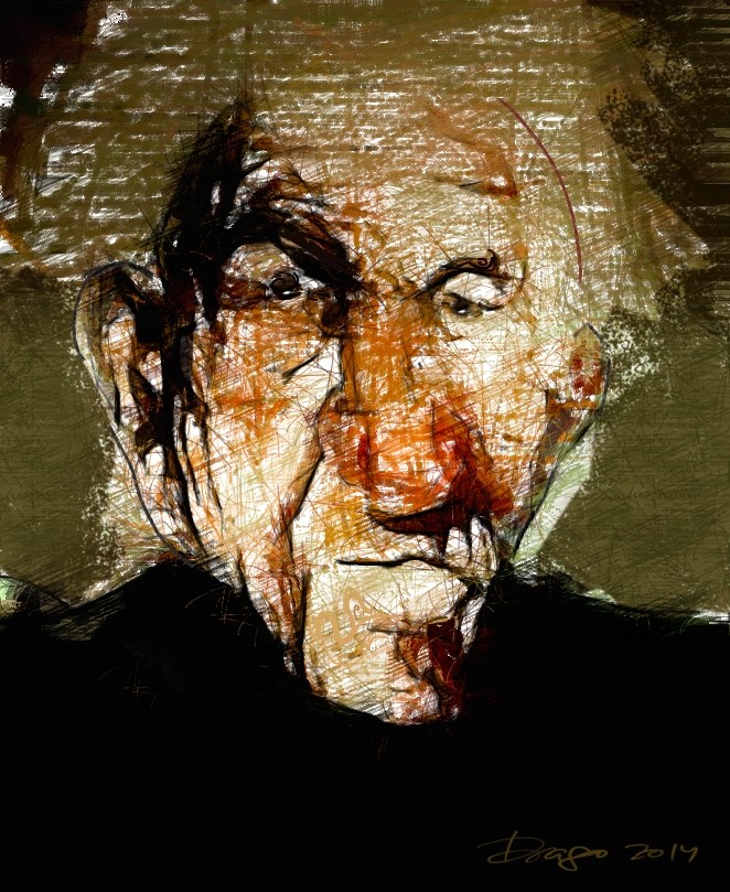 aggressively self-pity(old man)